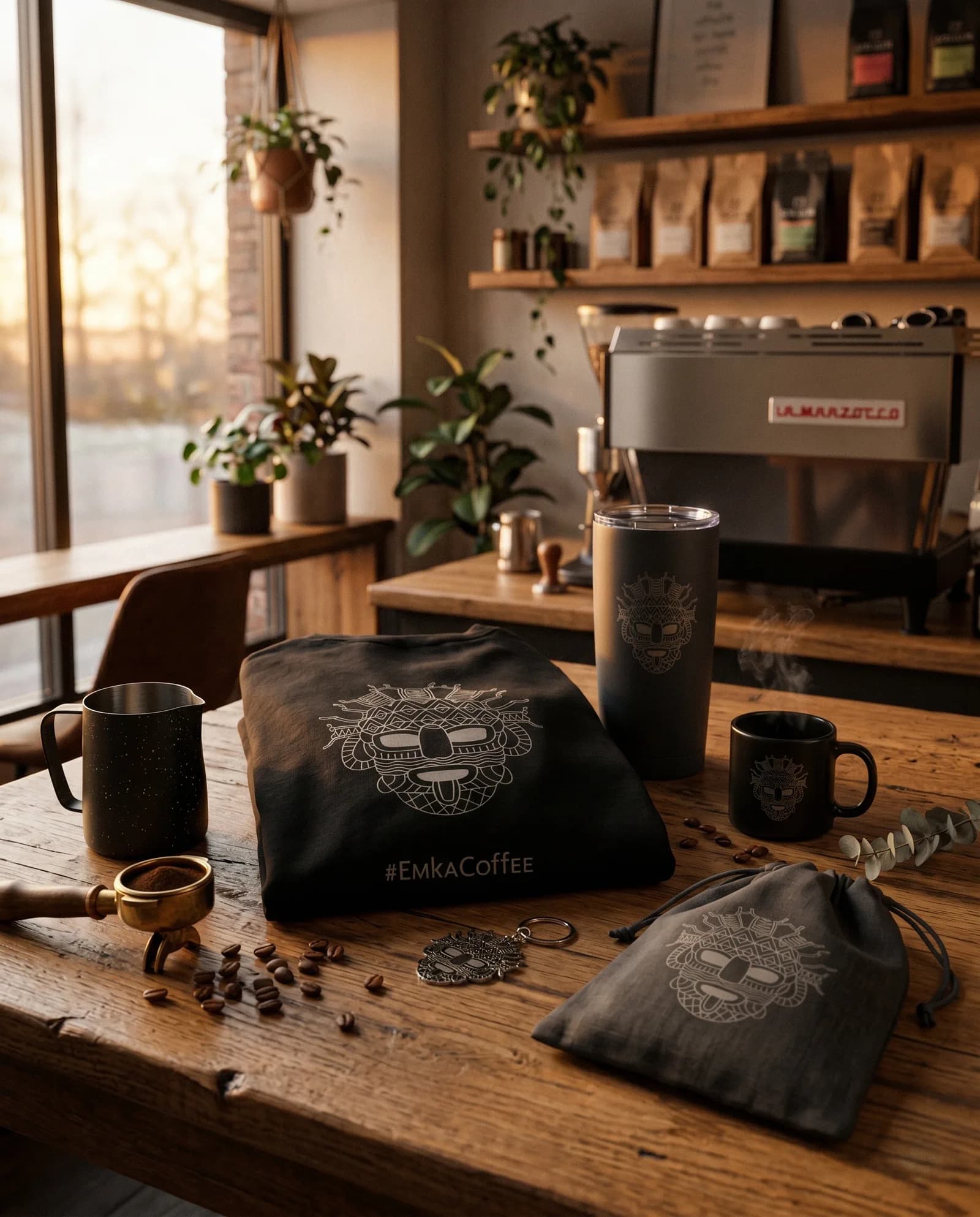Merchandising de Emka Coffee